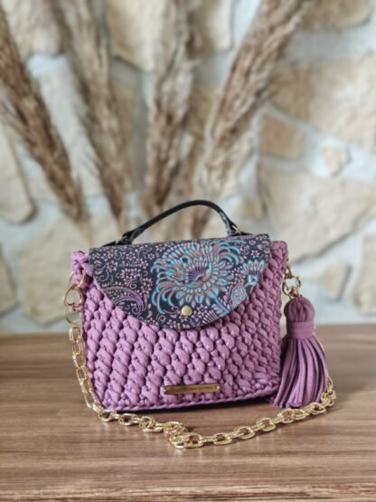 Sac à main Liloo - L'alliance du crochet et du cuir – Image 2